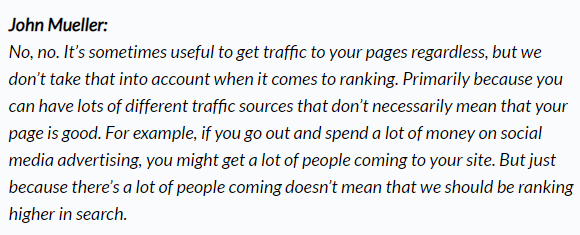 refferal traffic seo effect