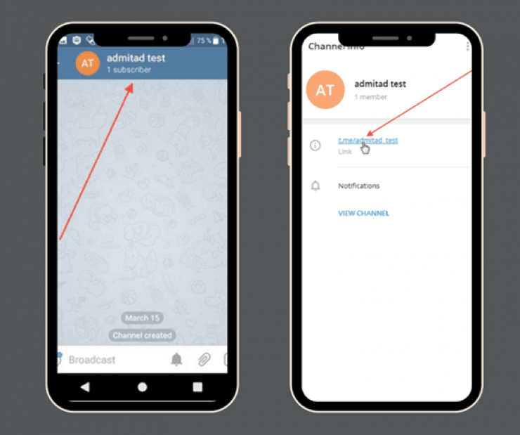 نحوه پیدا کردن لینک کانال تلگرام
