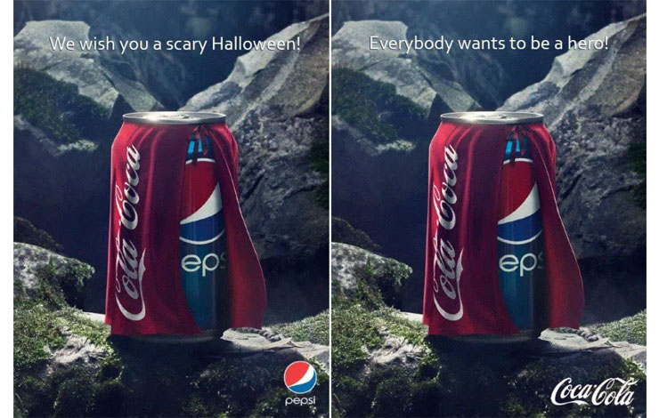 تبلیغات مقایسه‌ای پپسی و کوکاکولا