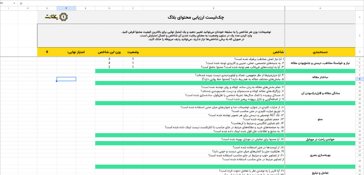 ابزار ارزیابی محتوا