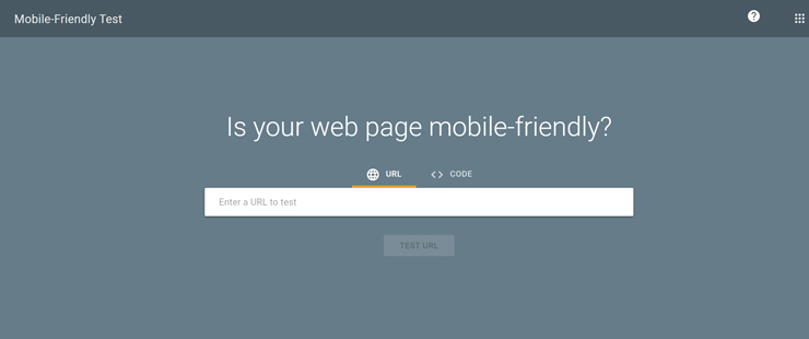 Google’s Mobile Friendly test