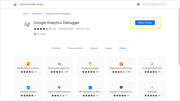 نصب افزونه Google Analytics Debugger برای تست نصب گوگل آنالیتیکس