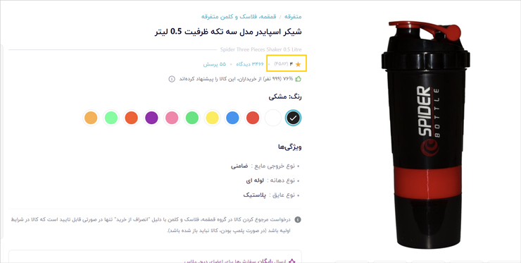 نظرات و امتیاز ماگ یکی از ایده‌های فروش اینترنتی در دیجی‌کالا