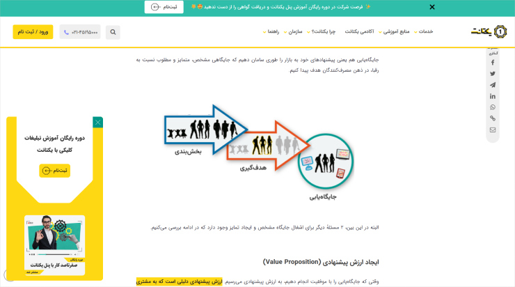 نمونه تبلیغات بینابینی مطلوب